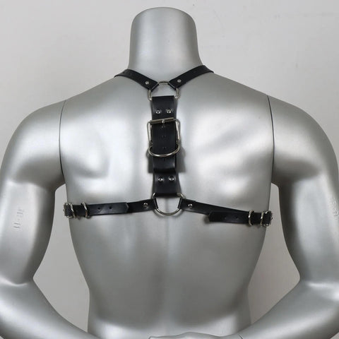 Chest Harness BDSM Men’s Leather Harness Jim Black