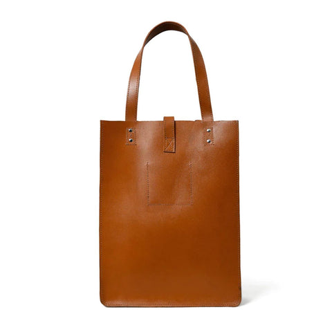 Chestnut Elegance Women's Leather Tote Bag