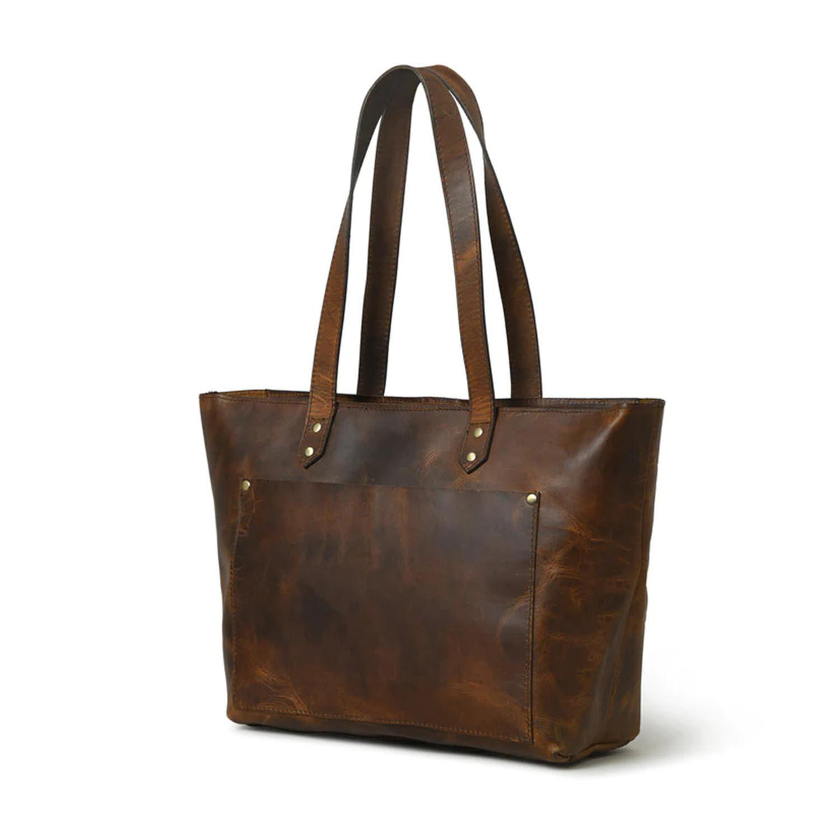 Essential Work Women's Leather Tote Brown