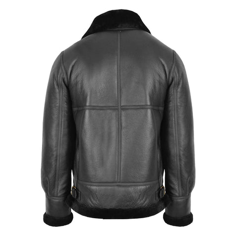 Men's Classic B3 Original Sheepskin Jacket Black