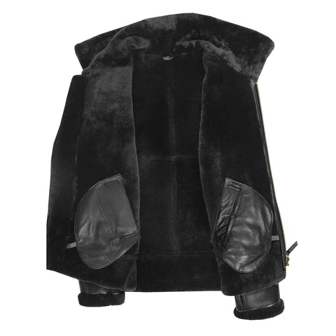 Men's Classic B3 Original Sheepskin Jacket Black