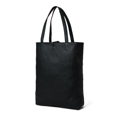 Sydney Black Shopper Women's Leather Tote Bag