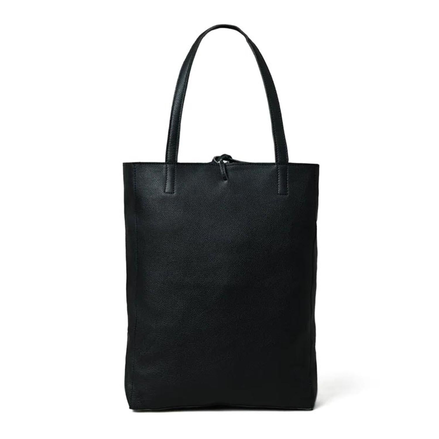 Sydney Black Shopper Women's Leather Tote Bag