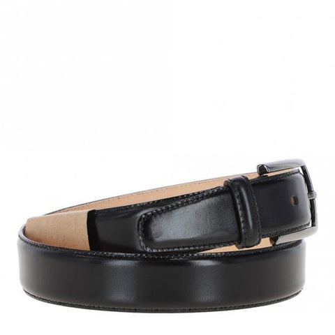 Men's Chino Leather Belt Black